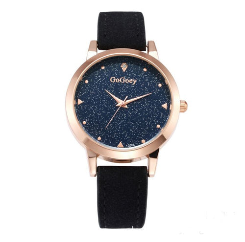 Starry Sky Leather Watch